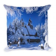 Winter Scene Cushion (Premium)